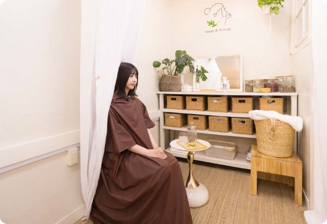 カットもエステも、よもぎ蒸しも一度にできるサロン
